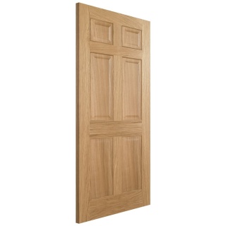 Regency 6 Panel Oak Door Fire or Standard - Pre Finished